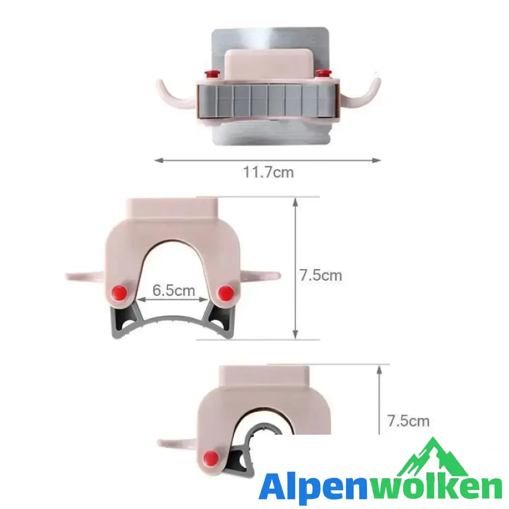 Alpenwolken - Multifunktionaler nahtloser Mopphalter