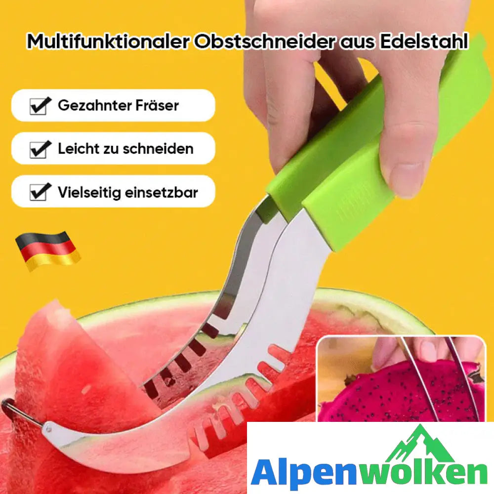 Alpenwolken - Multifunktionaler Obstschneider aus Edelstahl