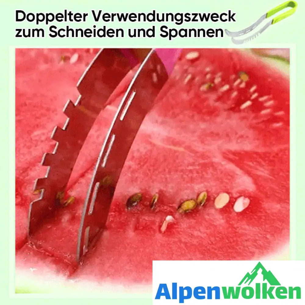 Alpenwolken - Multifunktionaler Obstschneider aus Edelstahl