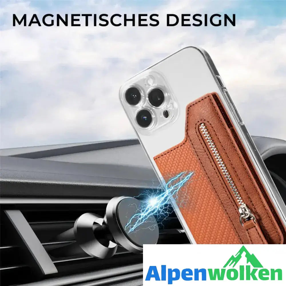 Alpenwolken - Multifunktionaler selbstklebender Handy-Geldbörsen-Kartenhalter