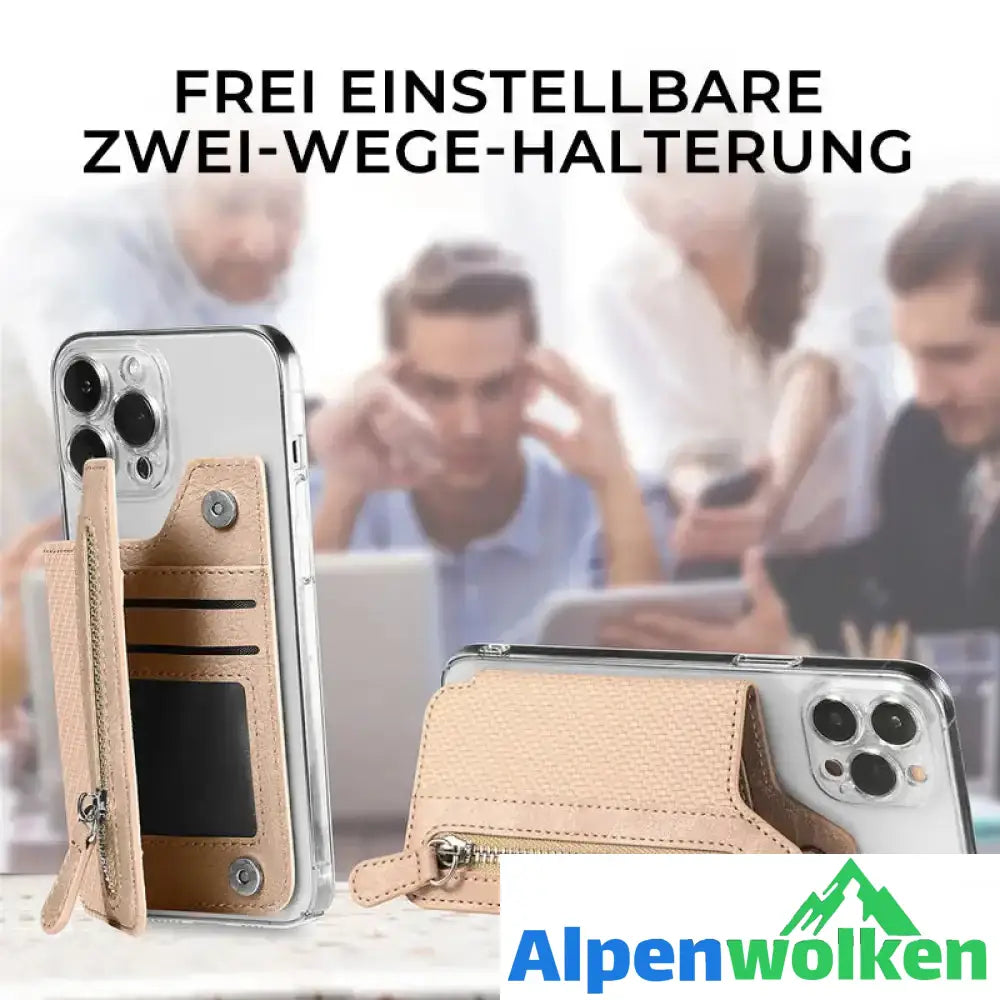 Alpenwolken - Multifunktionaler selbstklebender Handy-Geldbörsen-Kartenhalter