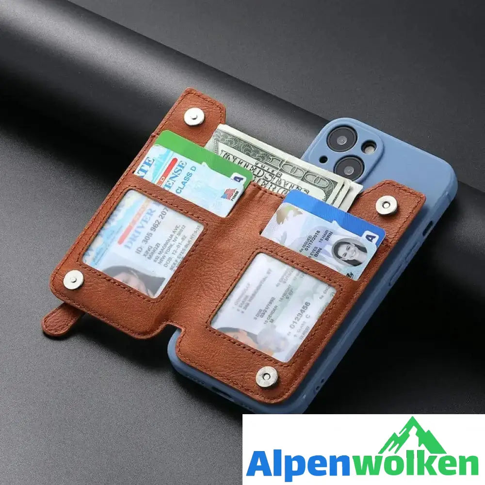 Alpenwolken - Multifunktionaler selbstklebender Handy-Geldbörsen-Kartenhalter