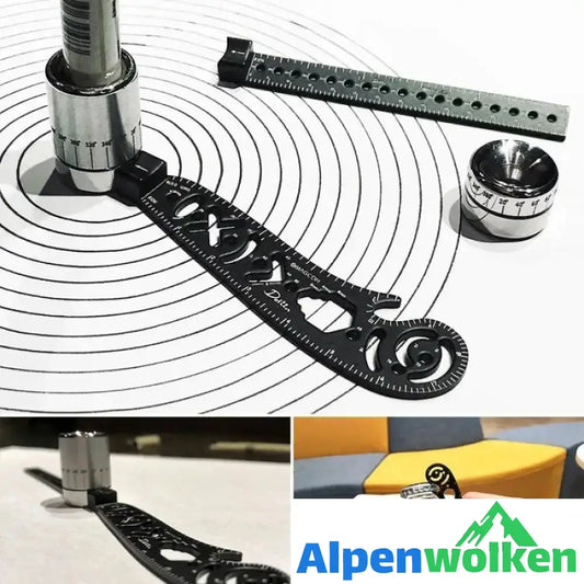 Alpenwolken - Multifunktionales 7- in- 1 Malen Lineal