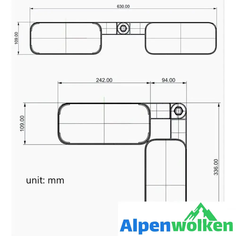 Alpenwolken - 🛒 Multifunktionales, an der Wand montiertes, drehbares U-förmiges Aufbewahrungs-Eckregal