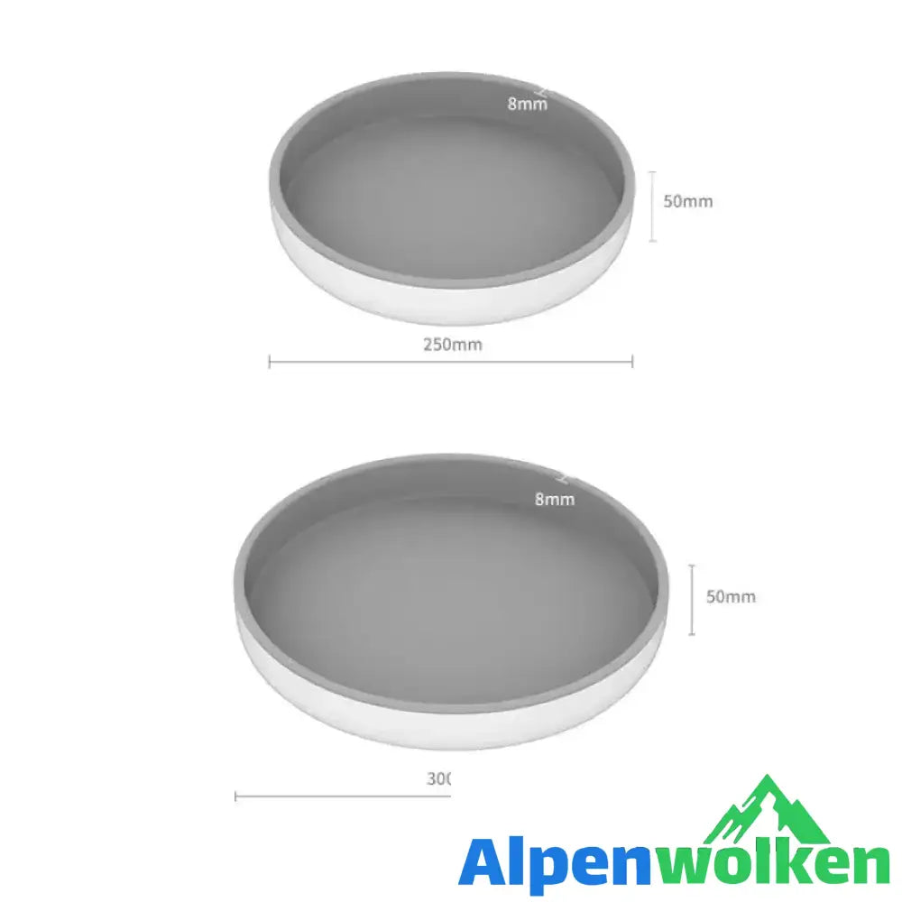 Alpenwolken - Multifunktionales Drehbares Lagerregal Grau