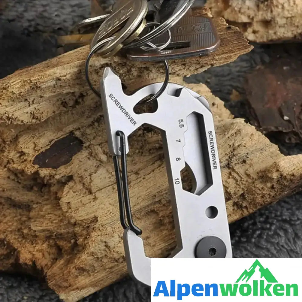 Alpenwolken - Multifunktionales EDC Gadgets Karabiner-Notfallwerkzeug