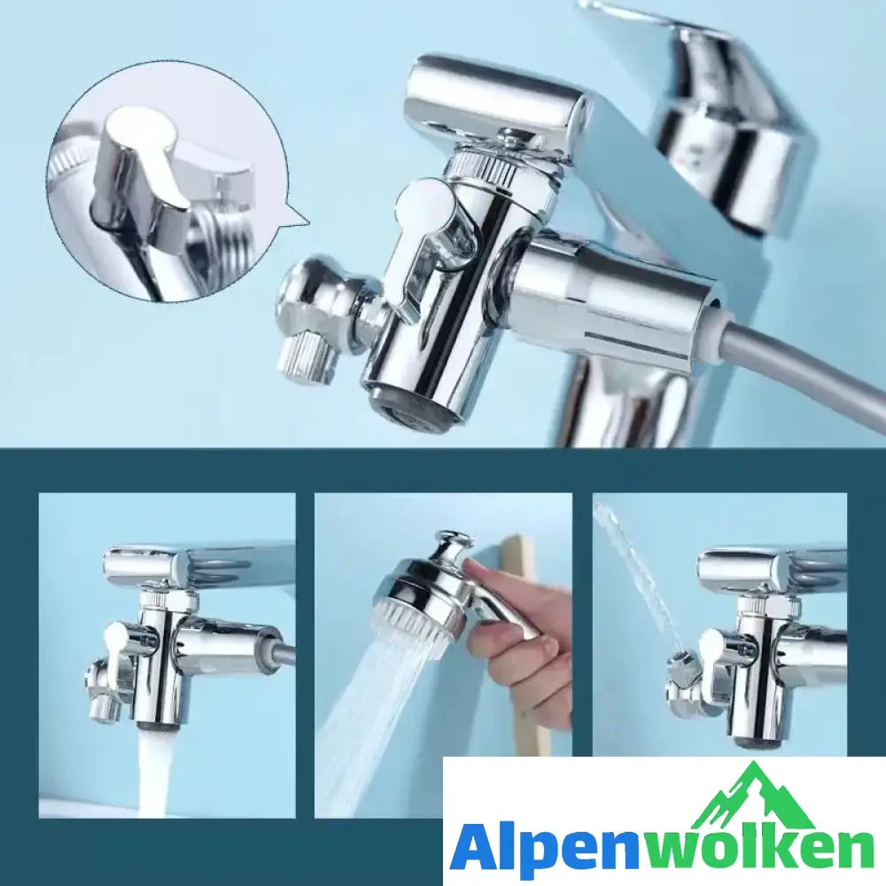 Alpenwolken - Multifunktionales Wasserhahn-Umstellventil