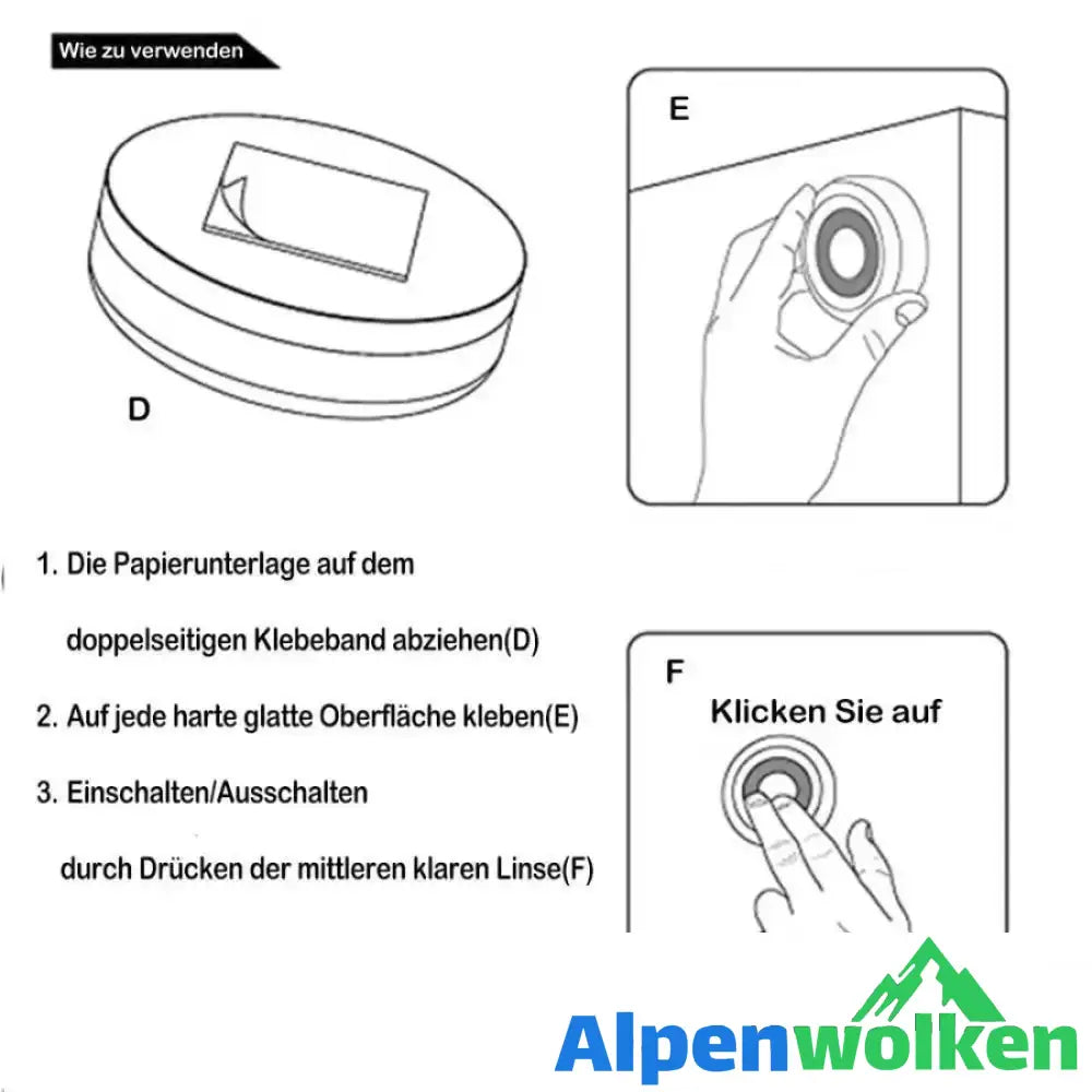 Alpenwolken - Nachtlicht Leuchten