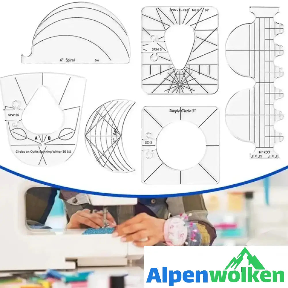 Alpenwolken - Nähvorlagenset für Zuhause