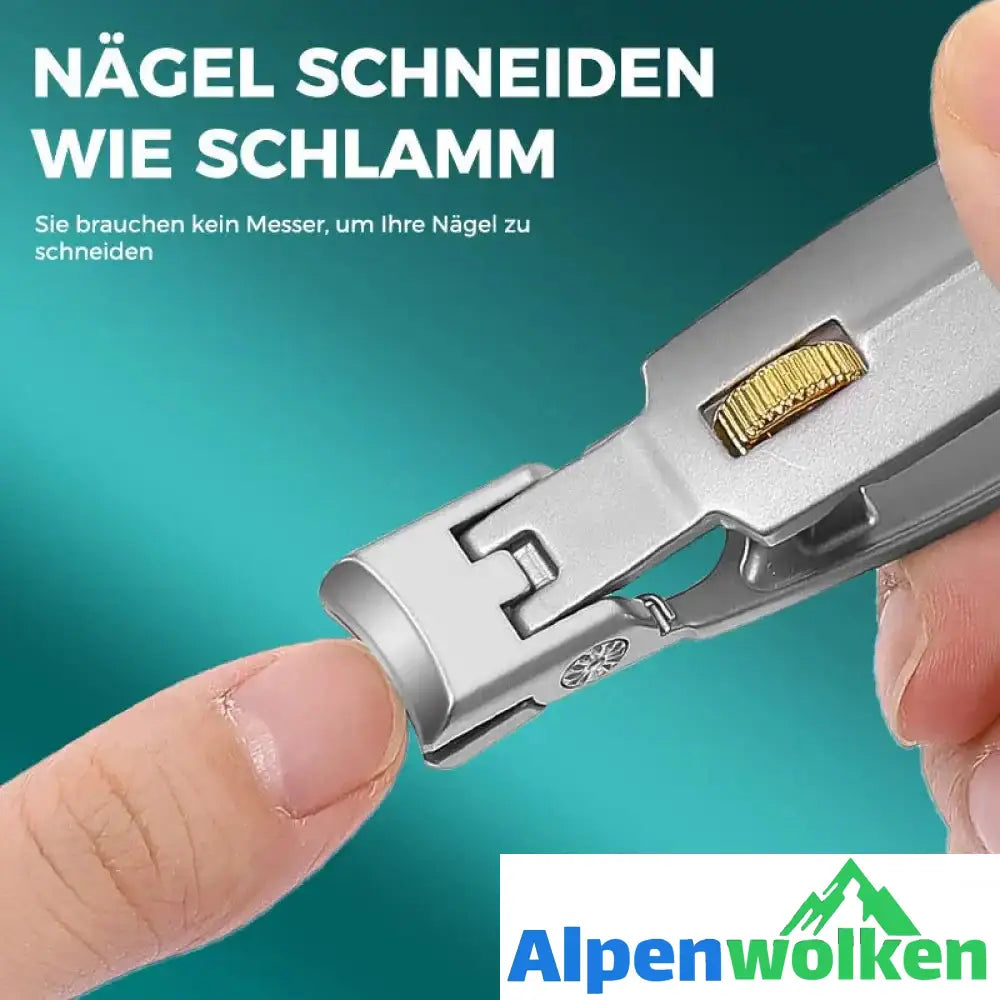 Alpenwolken - Nagelknipser aus Edelstahl mit großer Öffnung