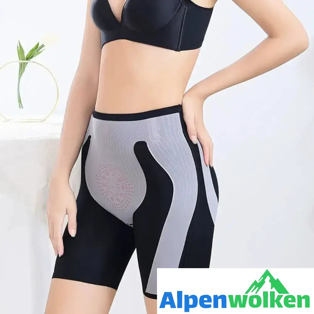 Alpenwolken - Nahtlose 5D Magnetschwebebahn Hüftlift Sport Shorts