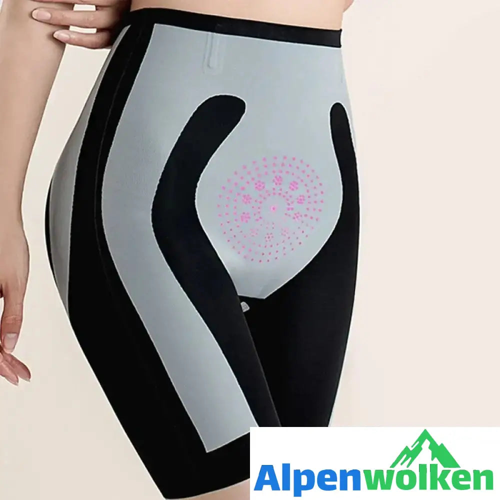 Alpenwolken - Nahtlose 5D Magnetschwebebahn Hüftlift Sport Shorts