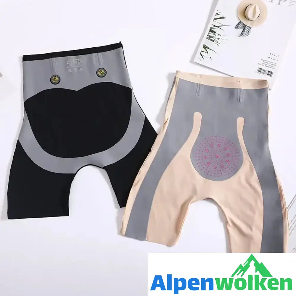 Alpenwolken - Nahtlose 5D Magnetschwebebahn Hüftlift Sport Shorts