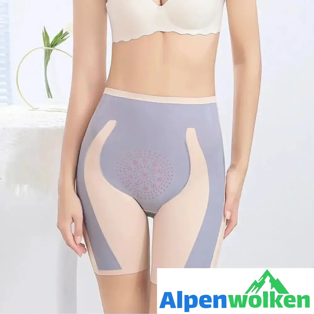 Alpenwolken - Nahtlose 5D Magnetschwebebahn Hüftlift Sport Shorts