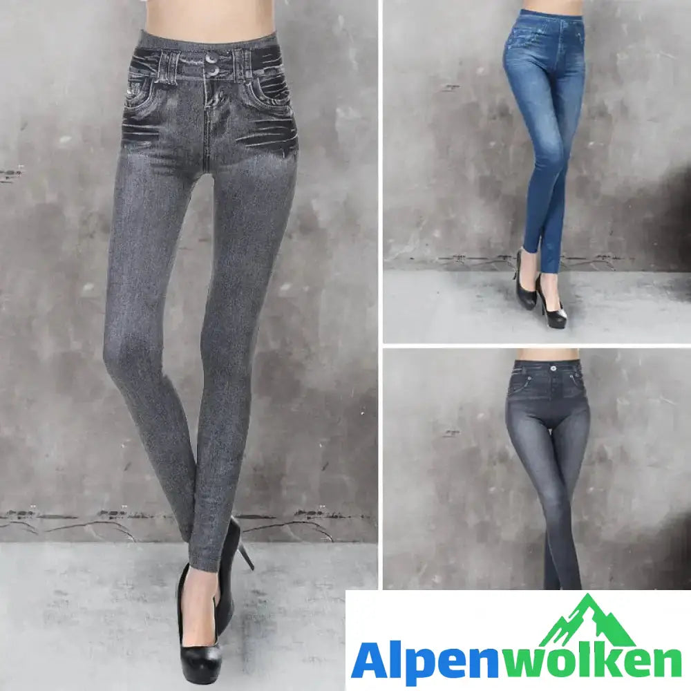 Alpenwolken - ✨Nahtlose Fleece-Jeans für Damen✨