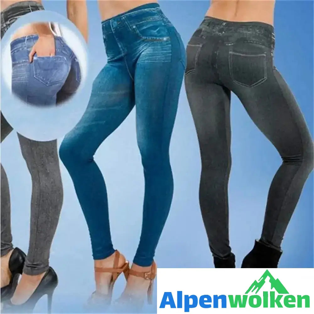 Alpenwolken - ✨Nahtlose Fleece-Jeans für Damen✨