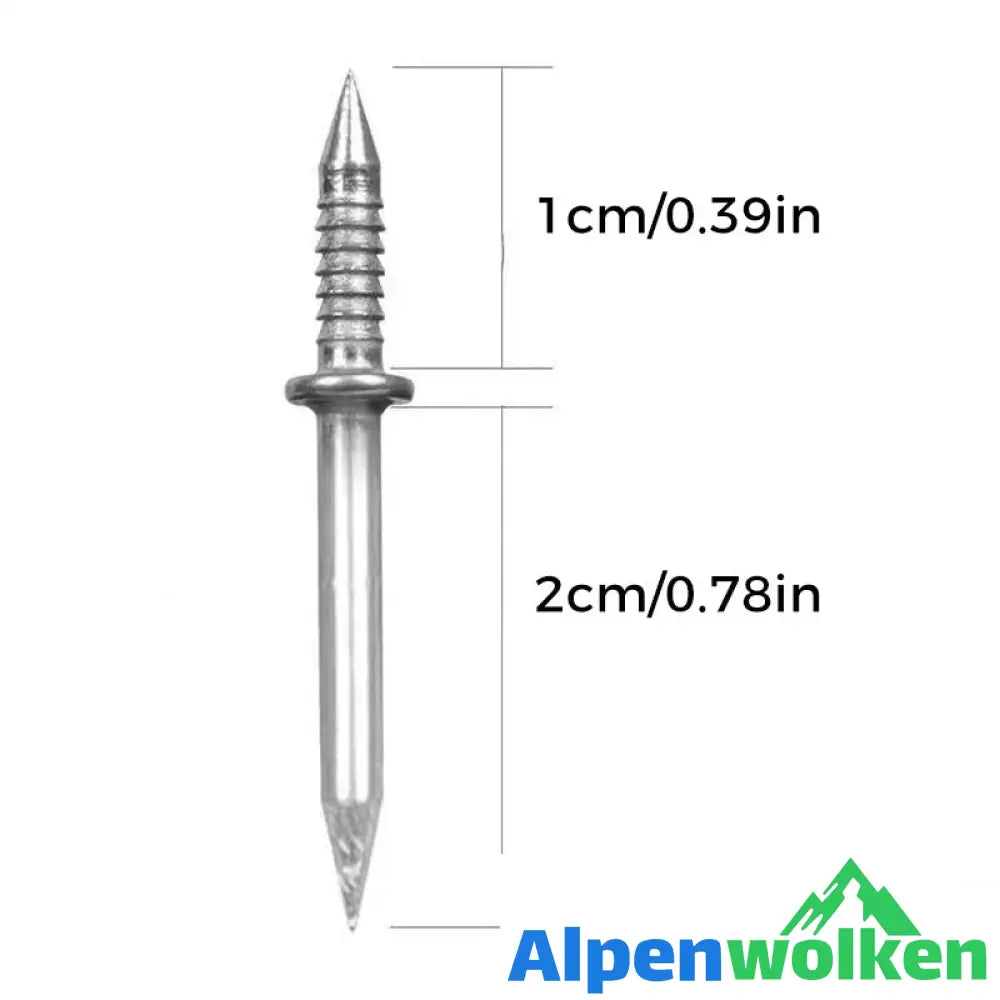 Alpenwolken - Nahtloser Nagel mit doppelköpfigem Sockelfaden