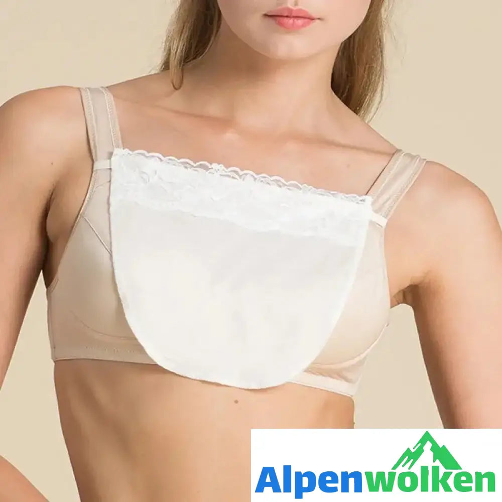 Alpenwolken - Nahtloses Bandeau Blocktuch mit Spaltsicherer Snap-On