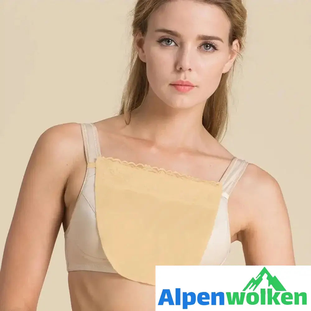 Alpenwolken - Nahtloses Bandeau Blocktuch mit Spaltsicherer Snap-On