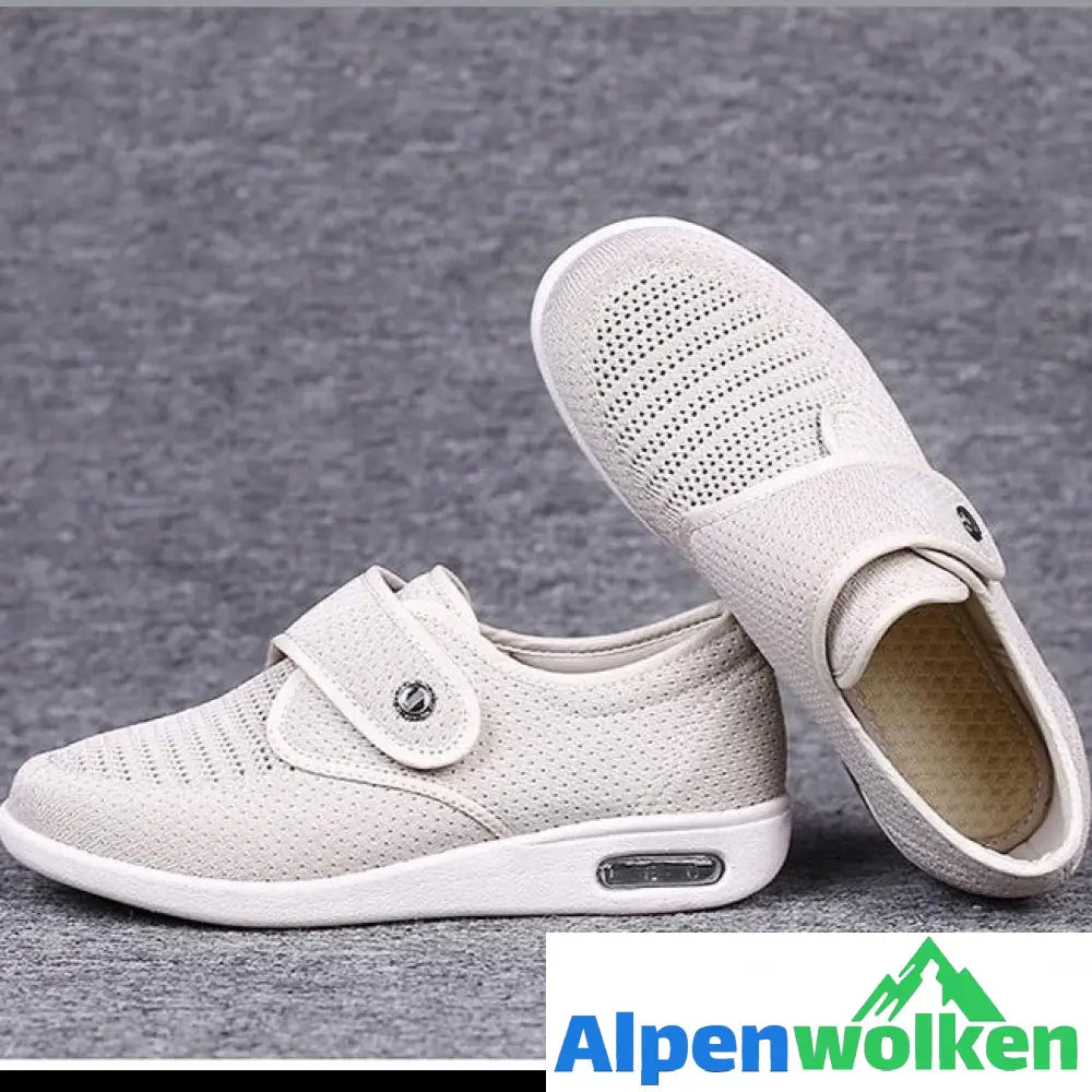 Alpenwolken - Nanccy Plus Größe Weit Diabetiker für geschwollene Füße Breite Schuhe