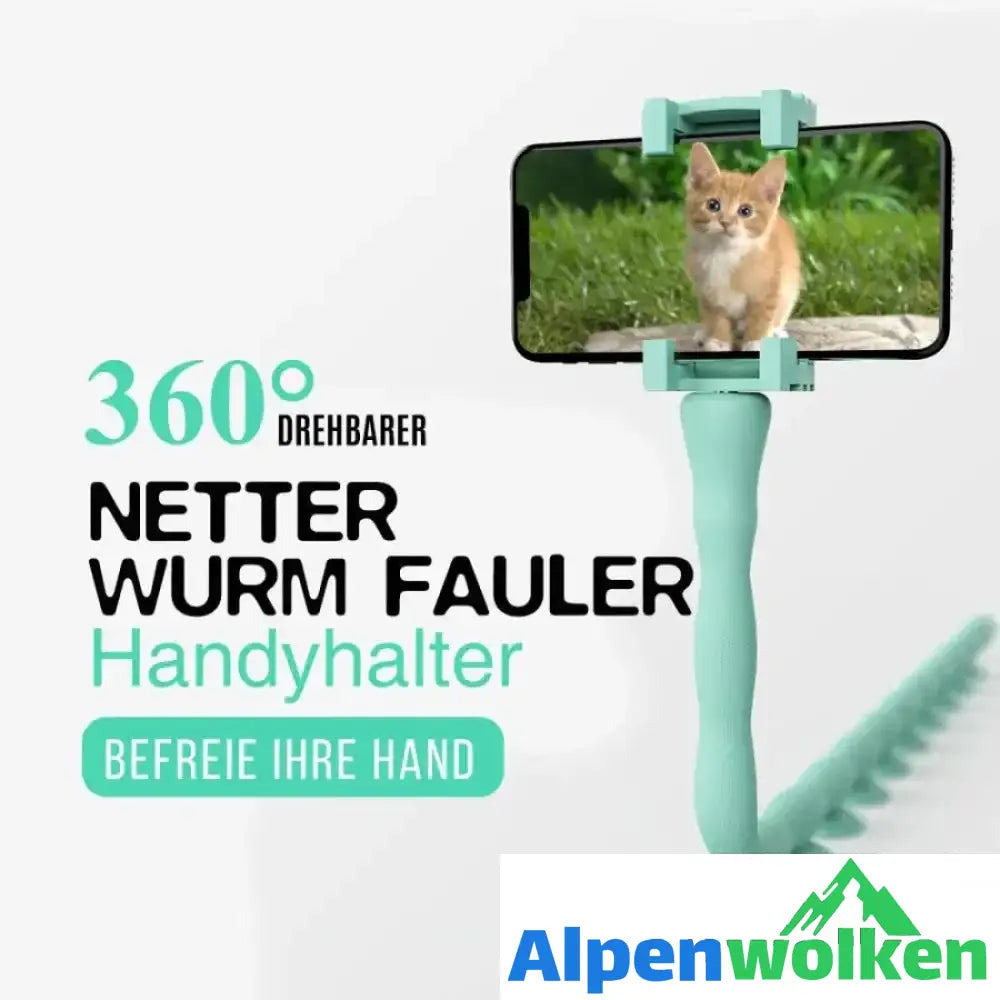 Alpenwolken - Netter Wurm Handyhalter