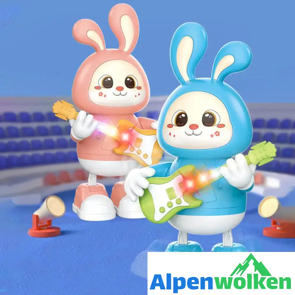 Alpenwolken - Nettes Hasen-Gitarrist-Spielzeug🐰🐰 | abschiedsgeschenk Kindertagesstätte