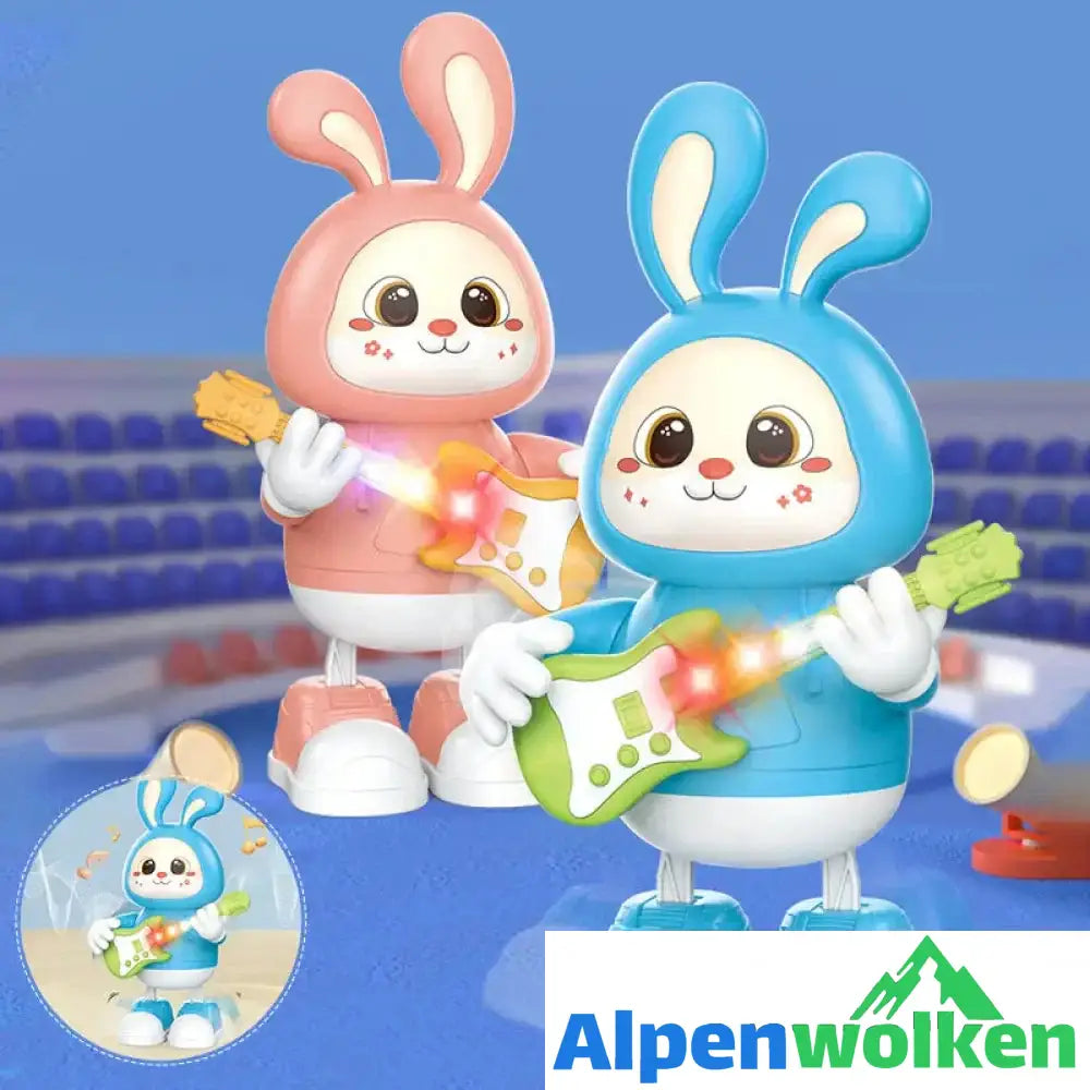 Alpenwolken - Nettes Hasen-Gitarrist-Spielzeug🐰🐰 | abschiedsgeschenk Kindertagesstätte