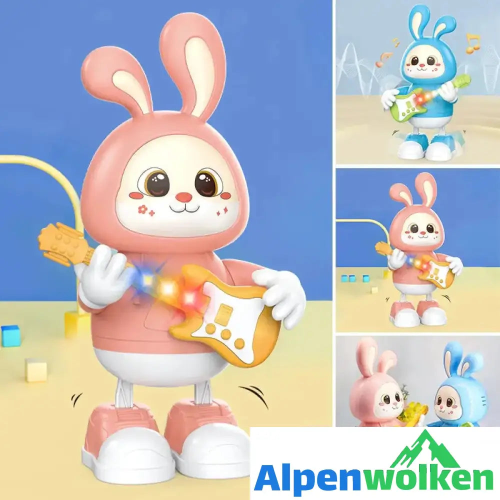 Alpenwolken - Nettes Hasen-Gitarrist-Spielzeug🐰🐰 | abschiedsgeschenk Kindertagesstätte