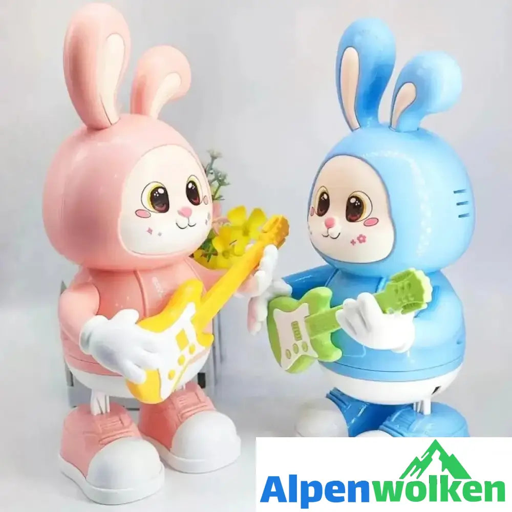 Alpenwolken - Nettes Hasen-Gitarrist-Spielzeug🐰🐰 | abschiedsgeschenk Kindertagesstätte