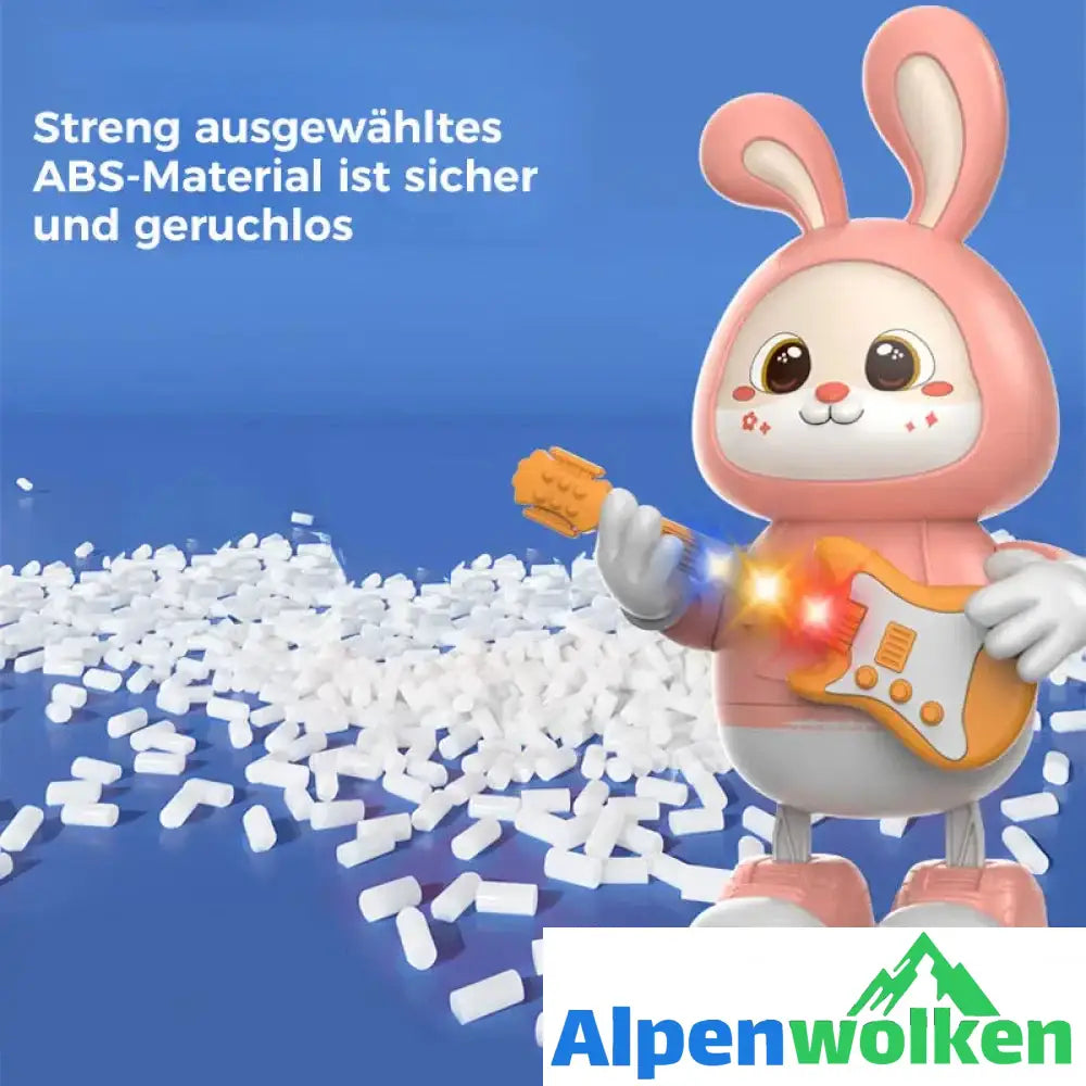 Alpenwolken - Nettes Hasen-Gitarrist-Spielzeug🐰🐰 | abschiedsgeschenk Kindertagesstätte