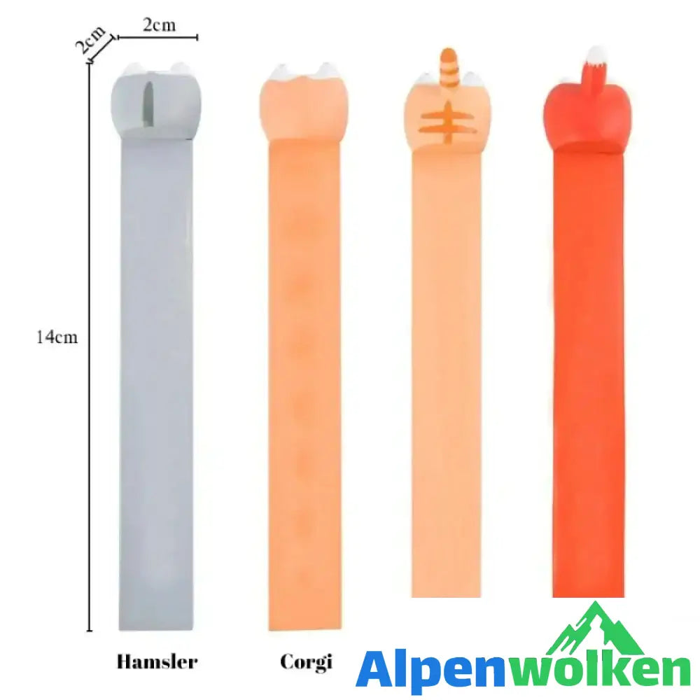 Alpenwolken - Nettes Tier-Hüftband-Lesezeichen