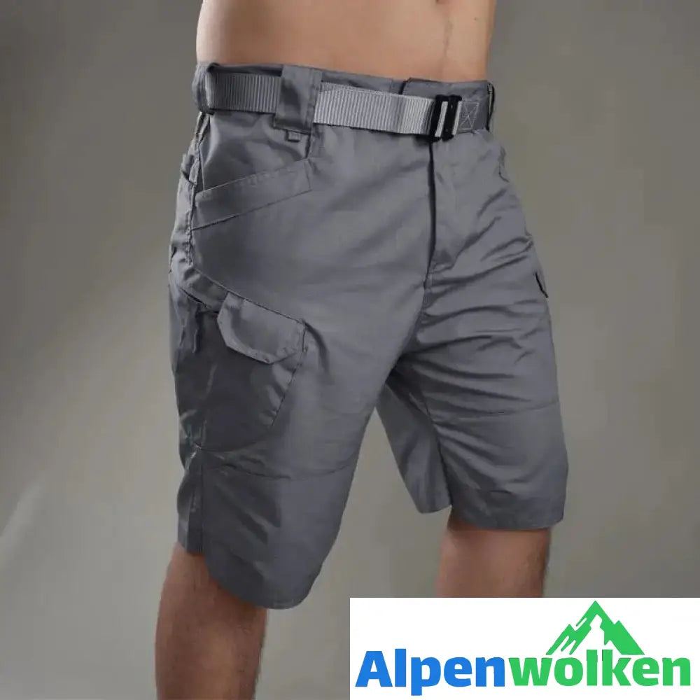 Alpenwolken - Neue Cargo-Shorts Grau