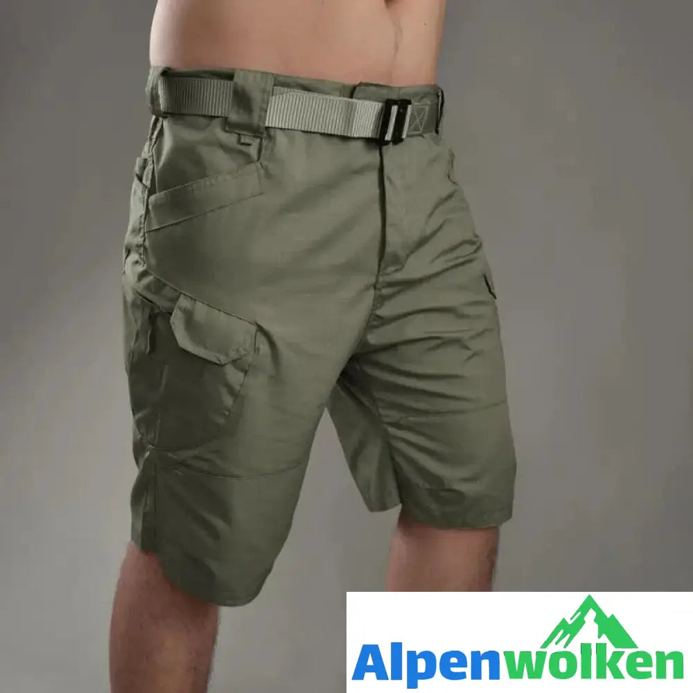 Alpenwolken - Neue Cargo-Shorts Grün