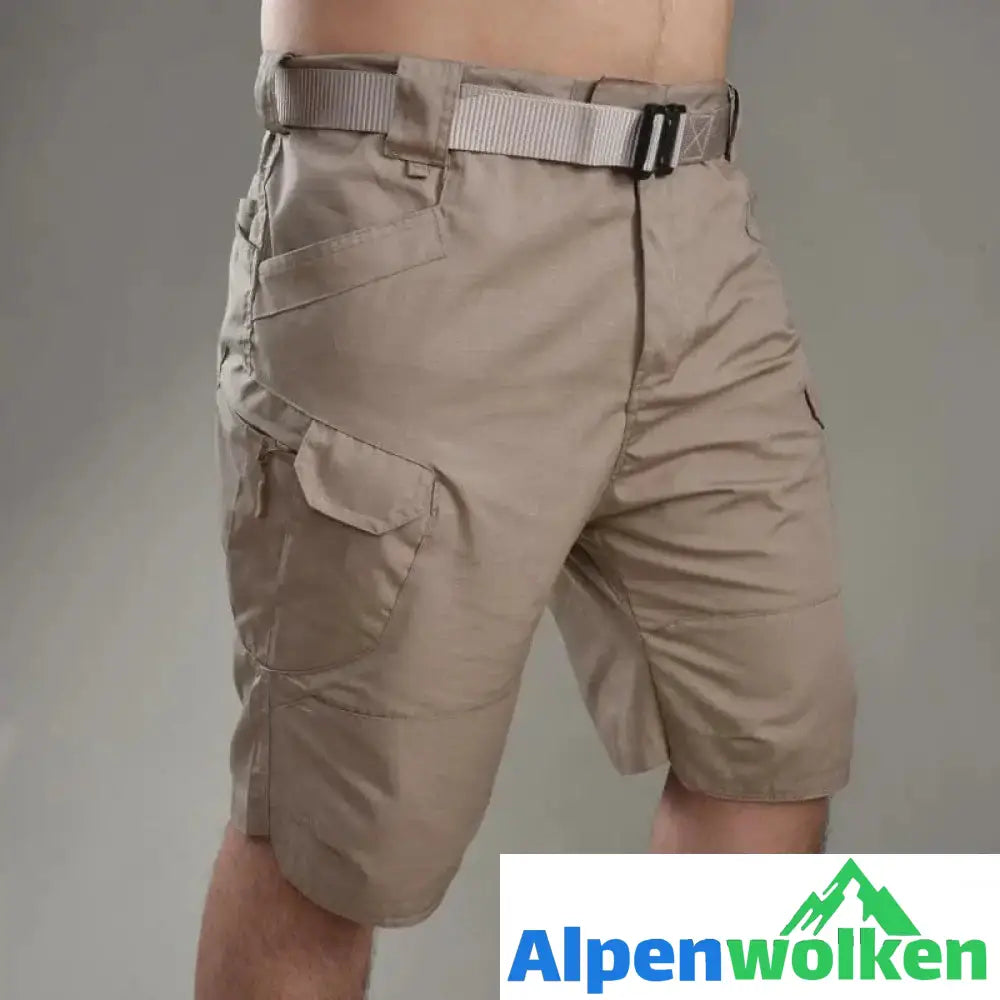 Alpenwolken - Neue Cargo-Shorts Khaki