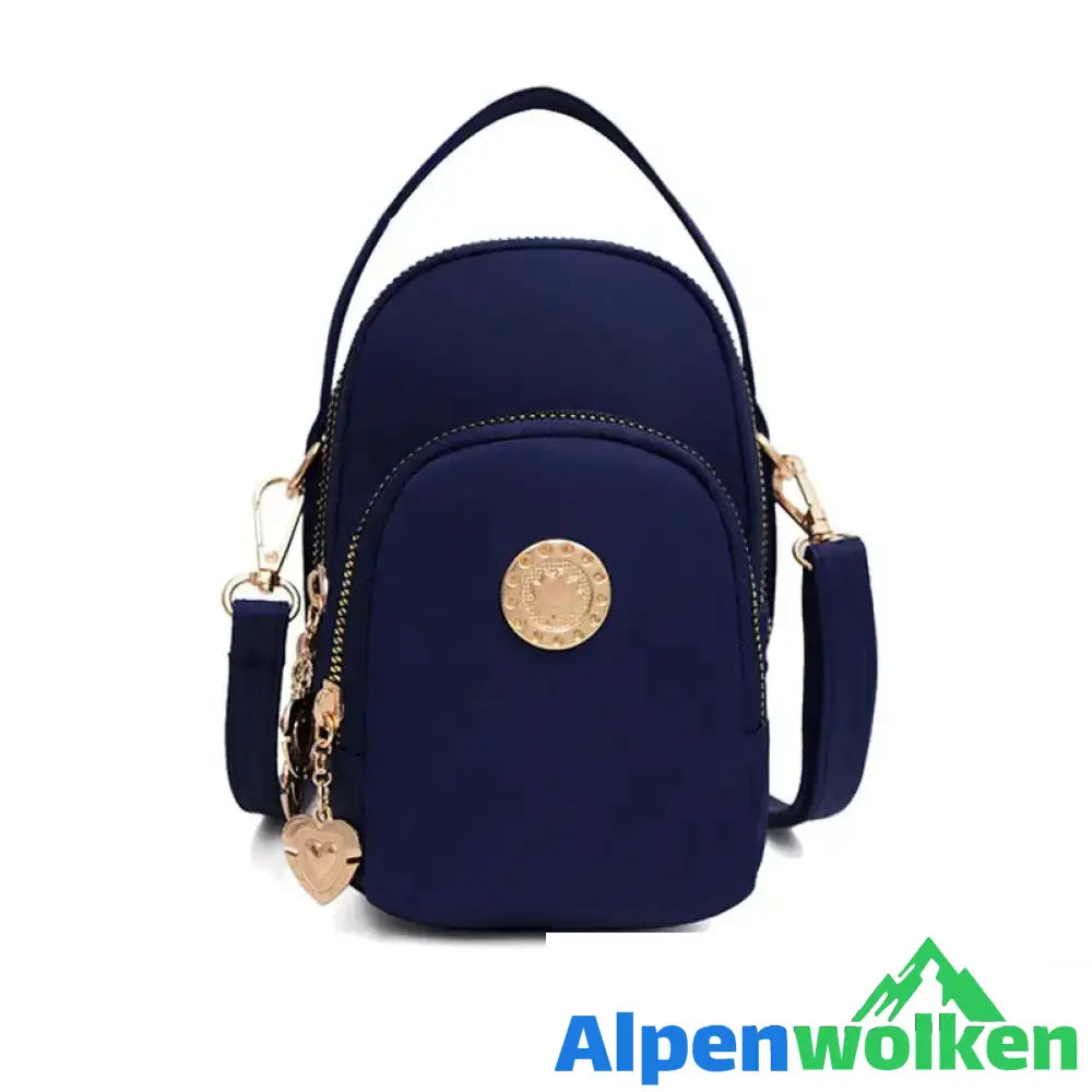 Alpenwolken - Neue Damen vielseitige Handytasche Dunkelblau