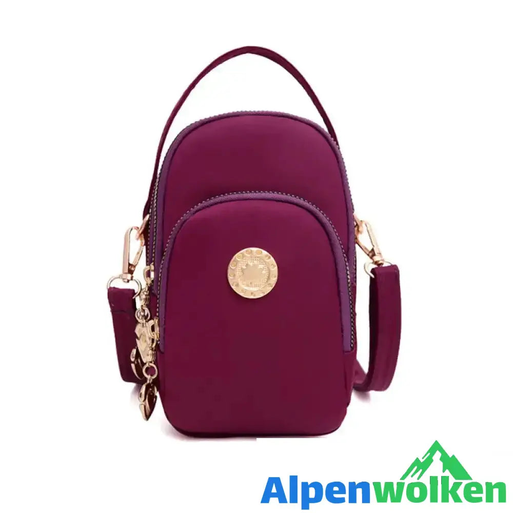 Alpenwolken - Neue Damen vielseitige Handytasche Lila