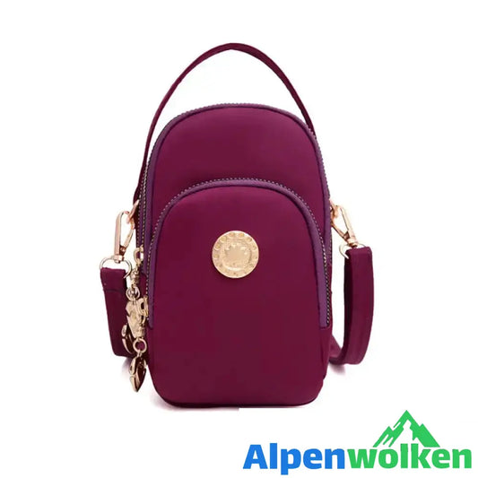 Alpenwolken - Neue Damen vielseitige Handytasche Lila