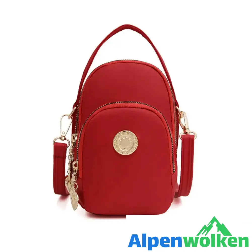 Alpenwolken - Neue Damen vielseitige Handytasche Rot