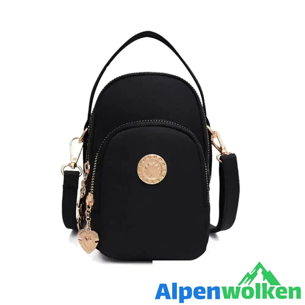 Alpenwolken - Neue Damen vielseitige Handytasche Schwarz