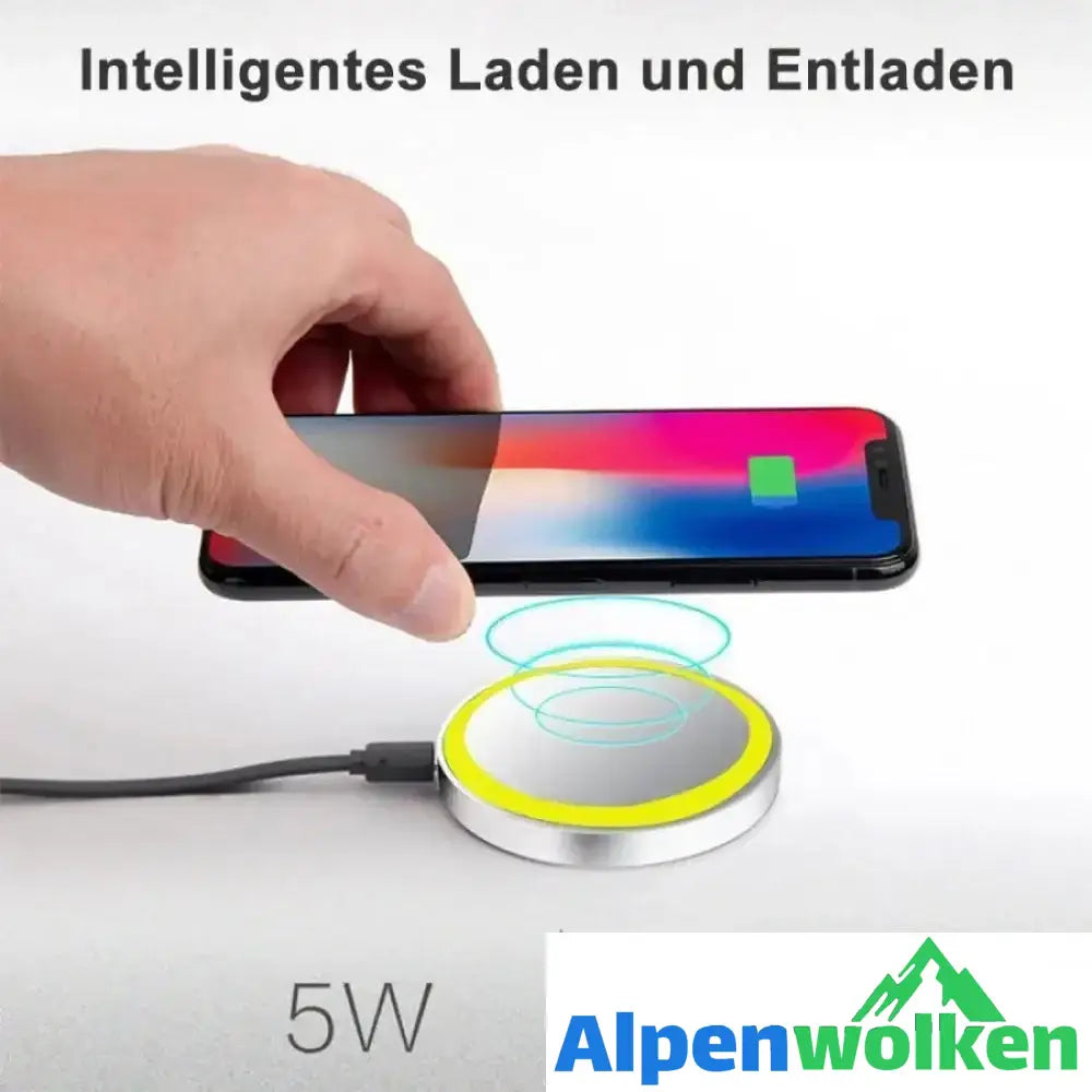 Alpenwolken - Neue heiße Verkäufe Qi Wireless Power Charger Charging Pad für Mobiltelefone und intelligenten Adapteradapter