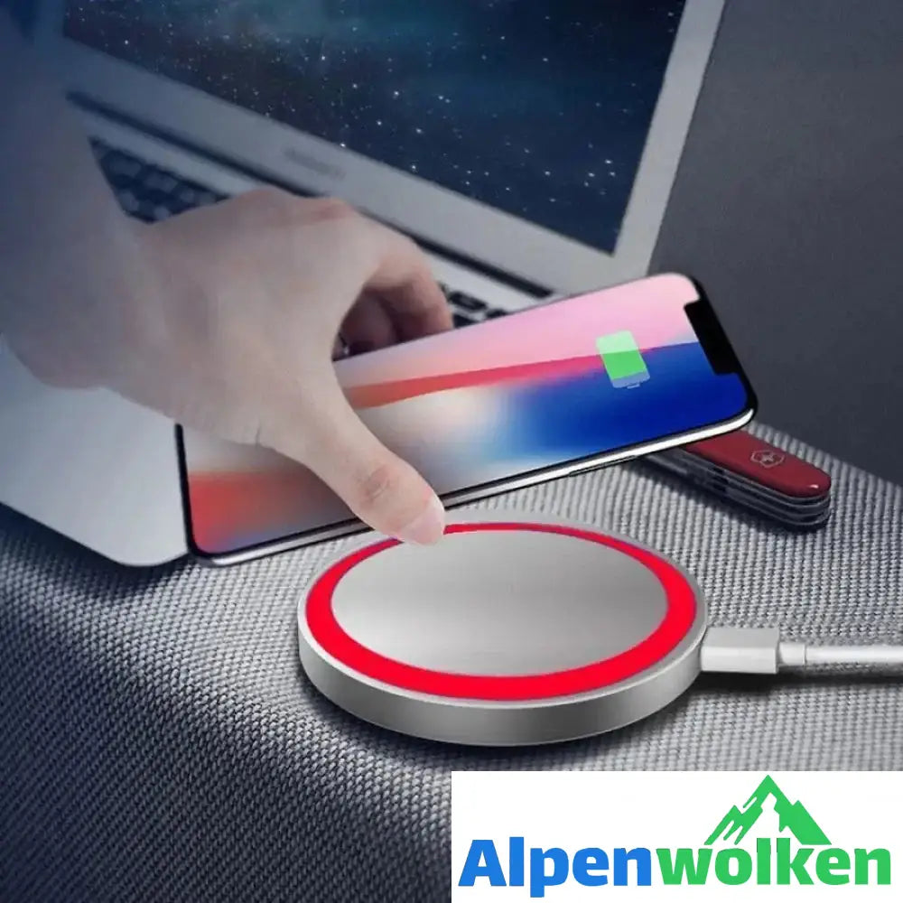 Alpenwolken - Neue heiße Verkäufe Qi Wireless Power Charger Charging Pad für Mobiltelefone und intelligenten Adapteradapter