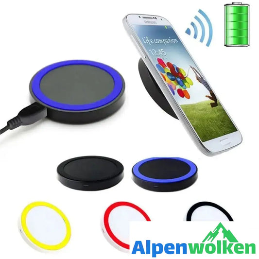 Alpenwolken - Neue heiße Verkäufe Qi Wireless Power Charger Charging Pad für Mobiltelefone und intelligenten Adapteradapter