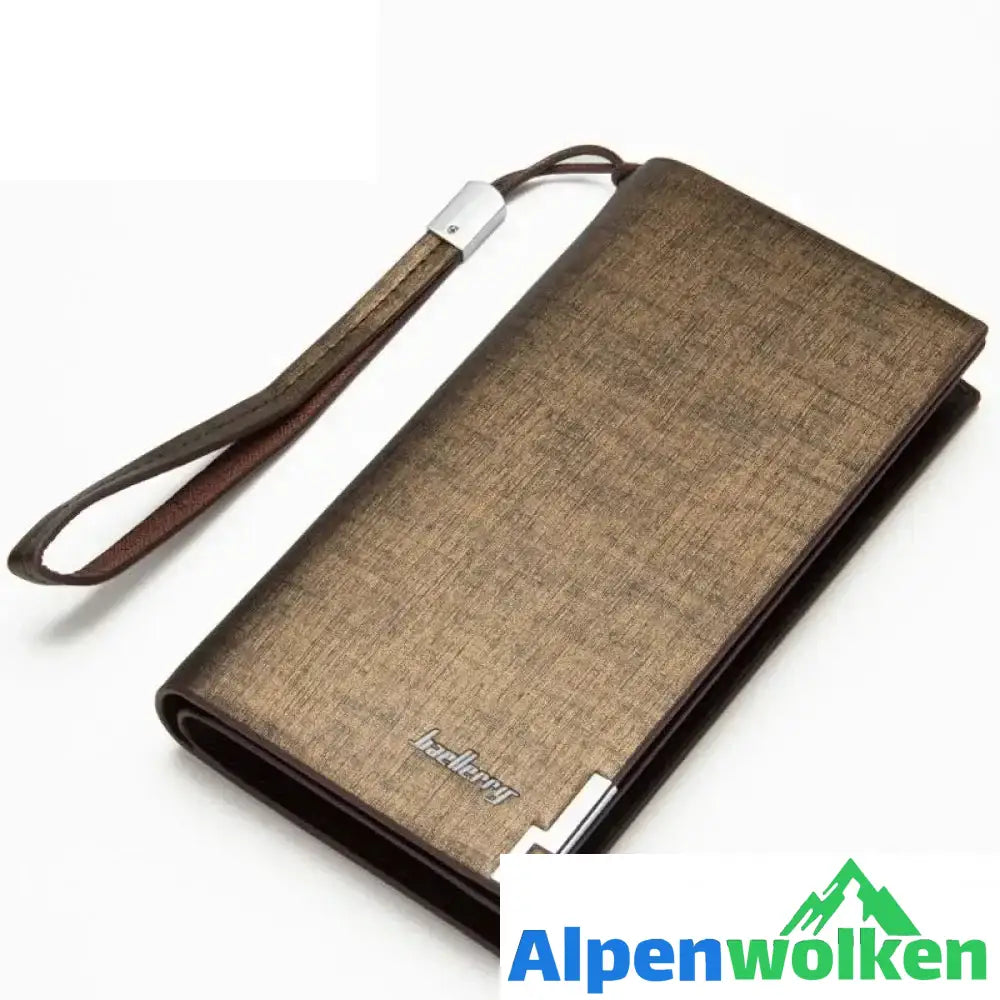 Alpenwolken - Neue Lässige Herrenbrieftasche Golden