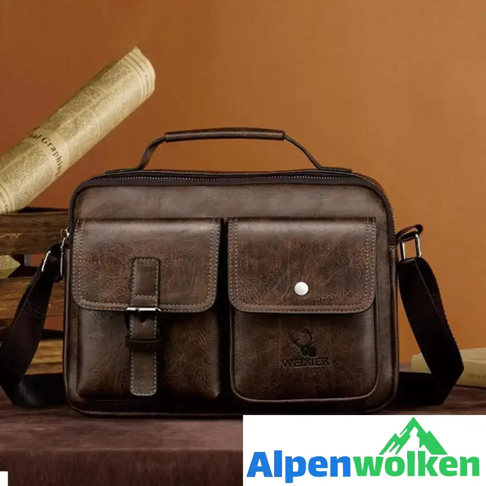 Alpenwolken - Neue lässige Umhängetasche für Herren