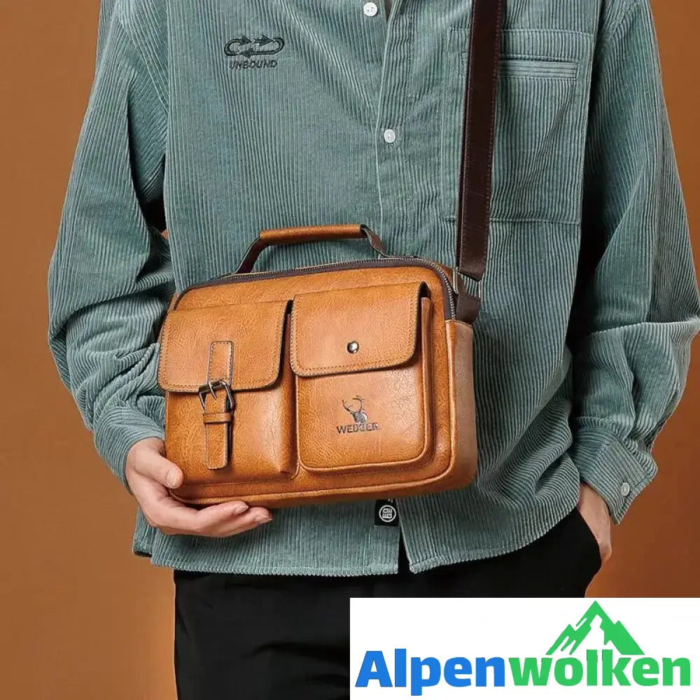 Alpenwolken - Neue lässige Umhängetasche für Herren