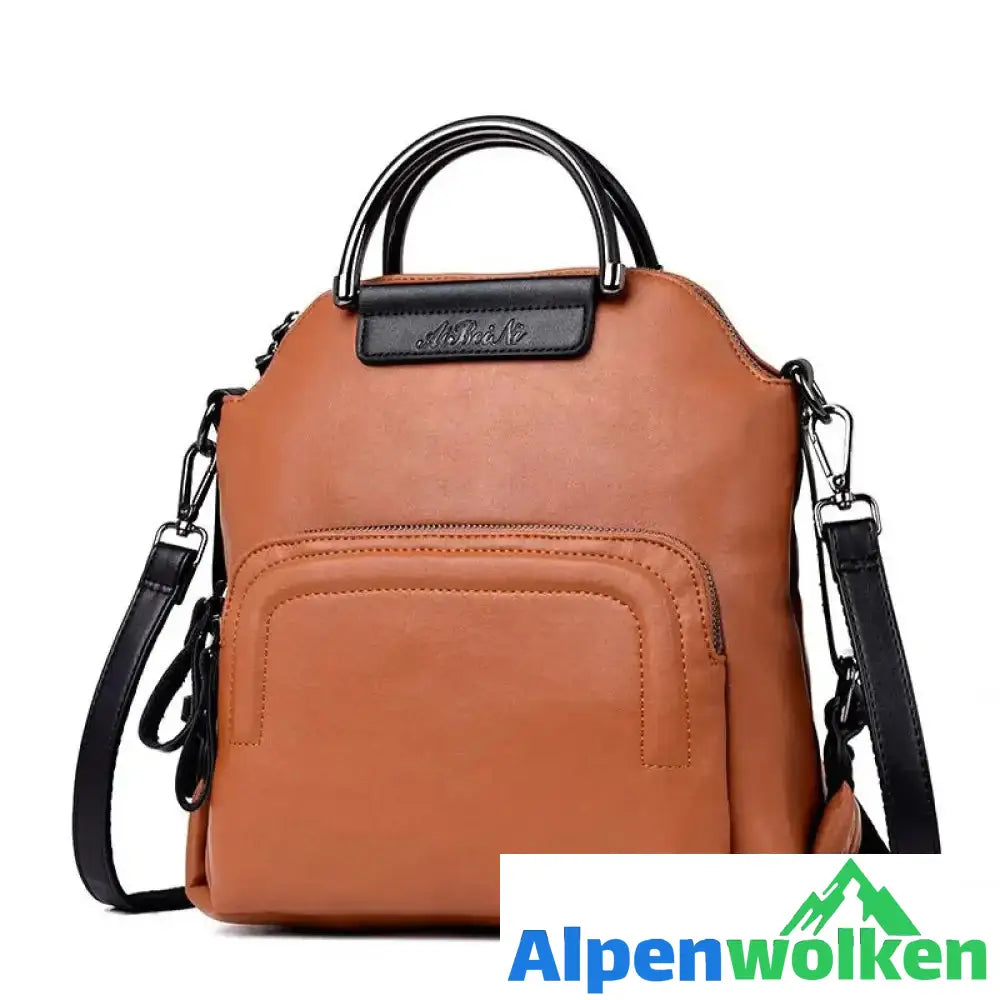 Alpenwolken - Neue modische Tasche für Frauen Braun