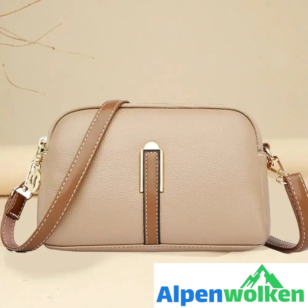 Alpenwolken - Neue modische Umhängetasche für Damen Khaki