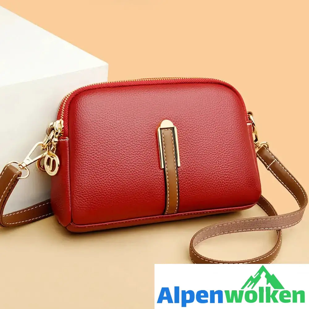 Alpenwolken - Neue modische Umhängetasche für Damen Rot