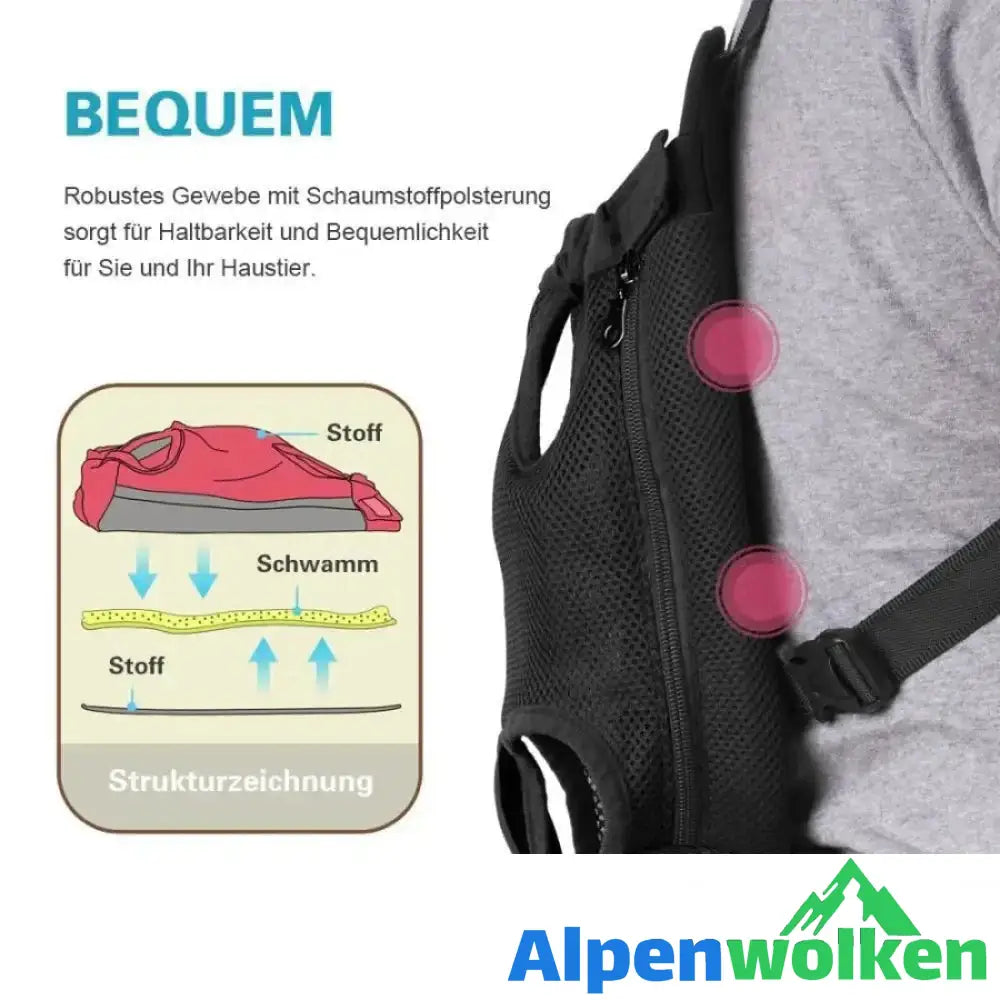 Alpenwolken - Neue praktische Haustiertasche