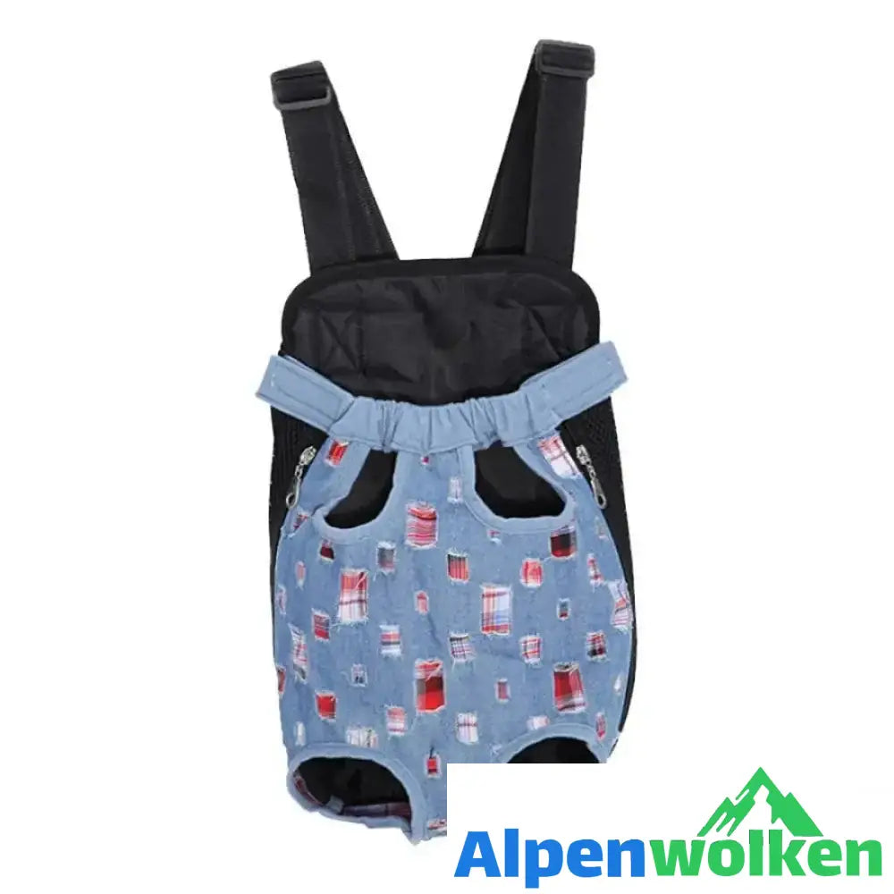 Alpenwolken - Neue praktische Haustiertasche Denim